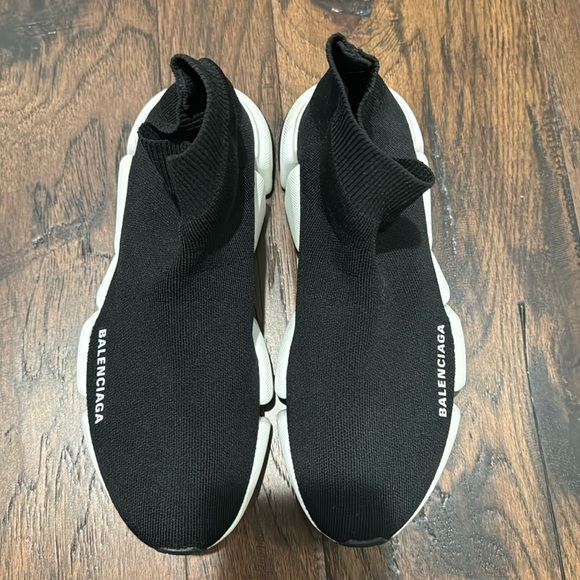 Authentic 2.0 RECYCLED KNIT SNEAKER WITH BICOLOR SOLE IN BLACK/WHITE - Picture 1 of 10